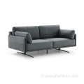 Sofa de style de bureau en cuir haut de gamme 3 places